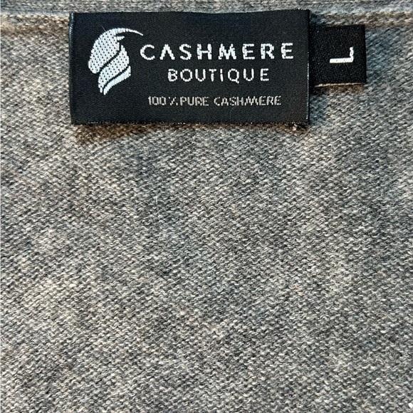 Cashmere Boutique Cardigan Sweater Large 100% Cashmere Button-Up Long Po… - Picture 3 of 9